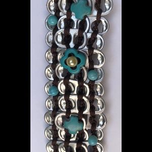handmade soda tab bracelet